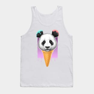 Panda ice cream Tank Top